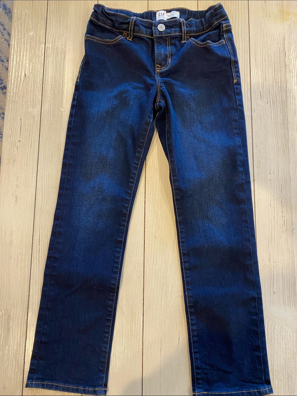 GAP Dark Blue Straight Leg Jeans